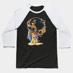 Asian Steampunk Baseball T-Shirt